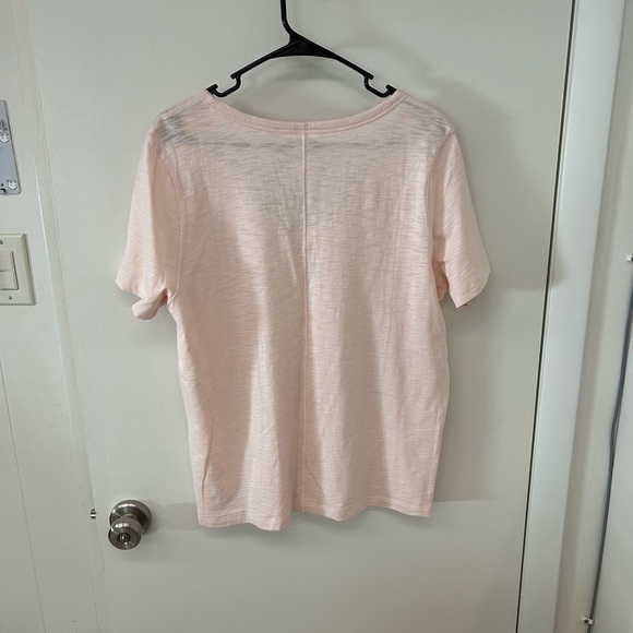 Soma Pink V-Neck Short Sleeve Tee - Picture 2 of 3